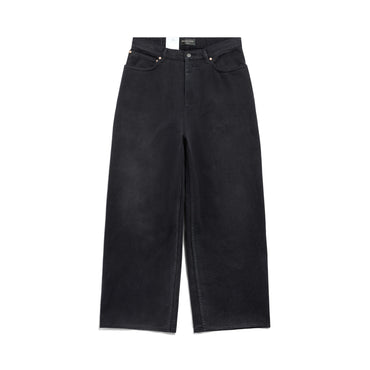 Sticker Baggy Pants - Sunbleached Black