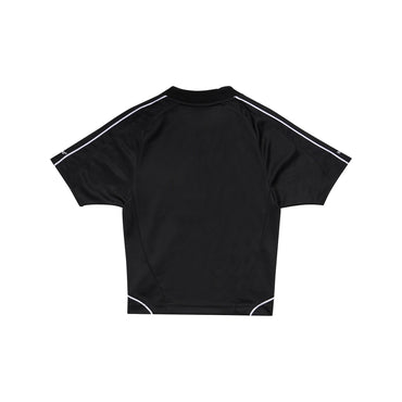 Fitted Soccer T-Shirt - Black/White