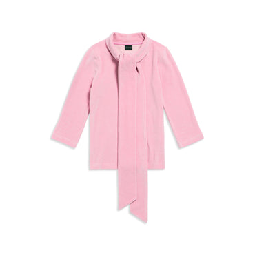 Scarf Fitted Turtleneck - Pink