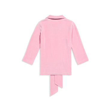 Scarf Fitted Turtleneck - Pink