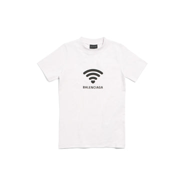 Fitted T-Shirt - Off White/Black
