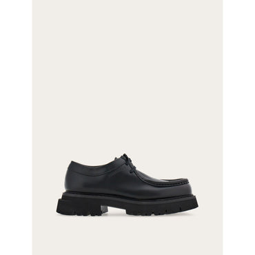 Lace Up Derby - Men - Black