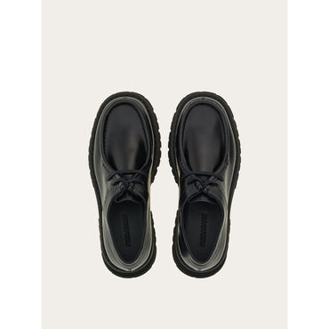 Lace Up Derby - Men - Black
