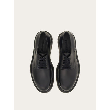 Chunky Lace Up Derby Shoe - Men - Black