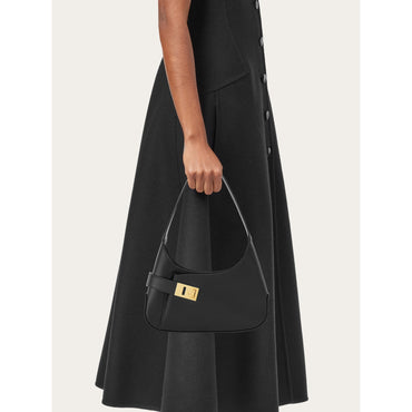 Hobo Shoulder Bag - Ladies - Black