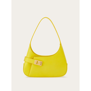 Hobo Shoulder Bag (M) - Ladies - Yellow