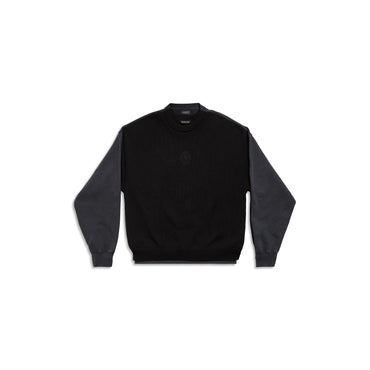 Hybrid Crewneck Sweater - Black