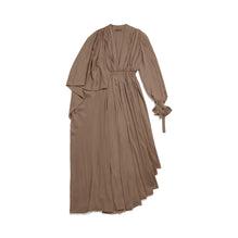 All In V-Neck Dress - Light Taupe