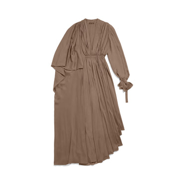 All In V-Neck Dress - Light Taupe
