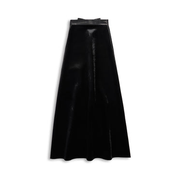 Maxi A-Line Skirt - Black