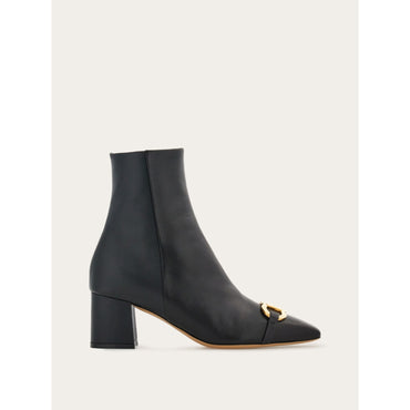 Bootie With Gancini Ornament - Ladies - Black