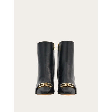 Bootie With Gancini Ornament - Ladies - Black