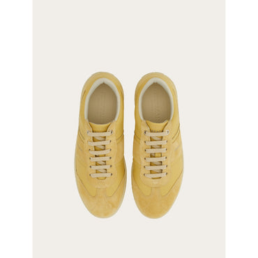 Low-Top Sneaker With Logo - Ladies - Butter