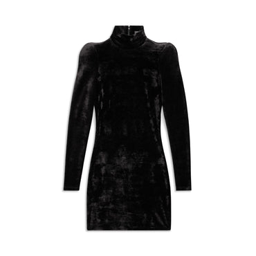 Turtleneck Dress - Black
