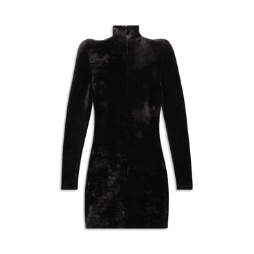 Turtleneck Dress - Black