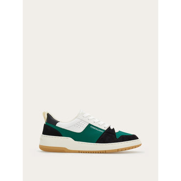 Suede Patch Skate Sneaker - Men - Black/Green