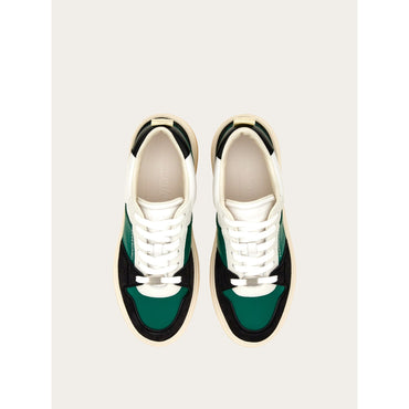 Suede Patch Skate Sneaker - Men - Black/Green