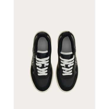 Sneaker With Gancini Ornament - Ladies - Black