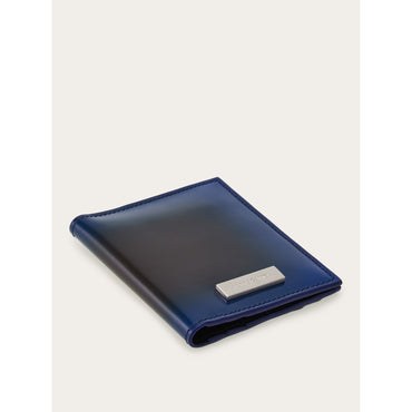 Credit Card Holder With Nuanced Detailing - Men - Testa Di Moro/Lapis Lazuli