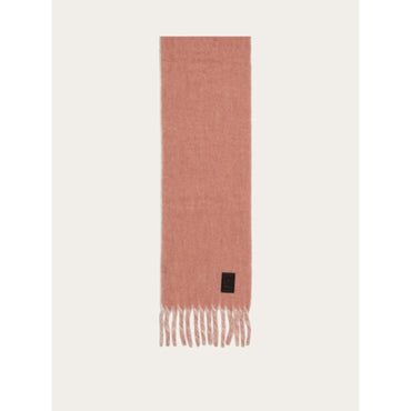 Double Scarf With Fringing - Ladies - Nylund Pink/Mascarpone