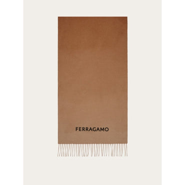 Nuanced Cashmere Scarf - Ladies - Espresso/Camel