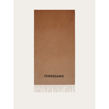 Nuanced Cashmere Scarf - Ladies - Espresso/Camel