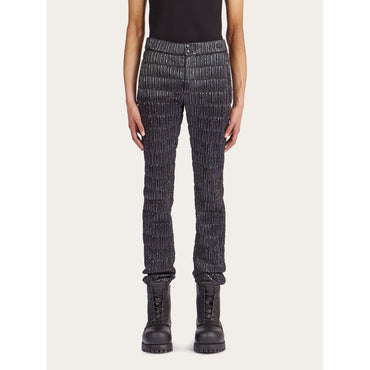 Nylon Padded Trouser - Men - Black