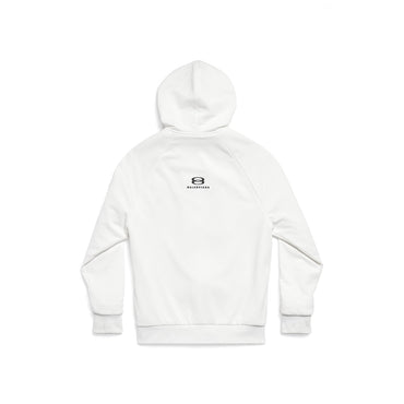 Zip-Up Hoodie - White