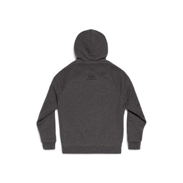 Zip-Up Hoodie - Drk Heathr Gry/Black