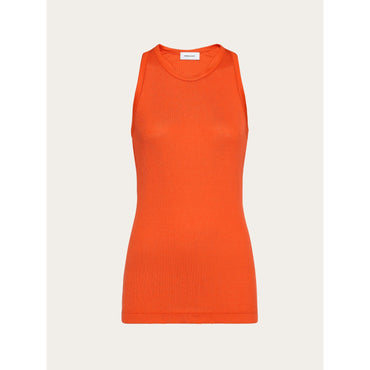 Sleeveless Jersey Top - Ladies - Mandarin