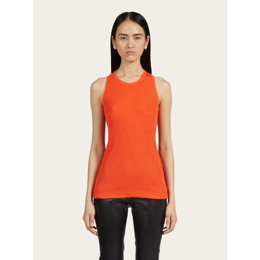 Sleeveless Jersey Top - Ladies - Mandarin