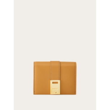 Hug Compact Wallet - Ladies - Light Camel