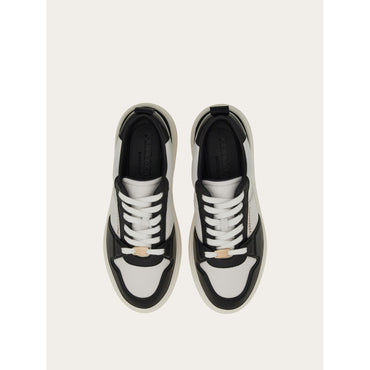 Suede Patch Skate Sneaker - Men - Black/White