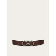 Reversible And Adjustable Gancini Belt - Men - Midnight Blue/Black