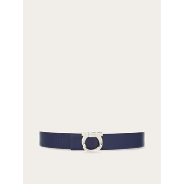 Fixed Belt With Twist Buckle - Men - Midnight Blue