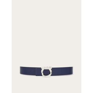 Fixed Belt With Twist Buckle - Men - Midnight Blue