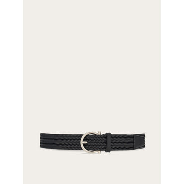 Braided Fixed Belt - Men - Black