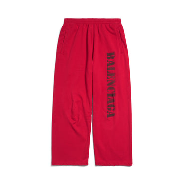 Baggy Sweatpants - Red/Black