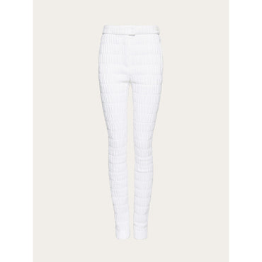 Quilted Nylon Trouser - Ladies - Optic White