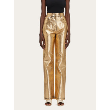 Five Pocket Trouser - Ladies - Gold
