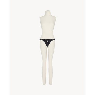 CULOTTE MAILLOT DE BAIN FRONCE - NOIR/NATUREL