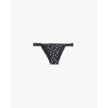 Culotte Maillot De Bain Fronce - Craie Noir
