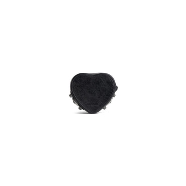 Le Cagole Heart Jwl Box - Black