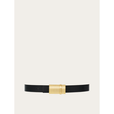 Reversible Belt - Ladies - Black/Flame Red