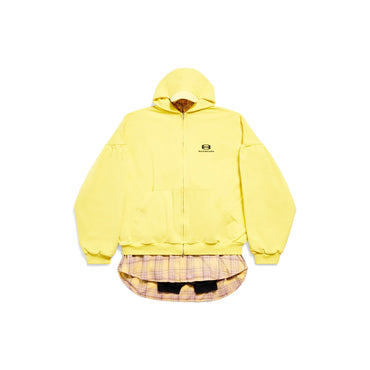 Layered Hoodie - Yellow/Black