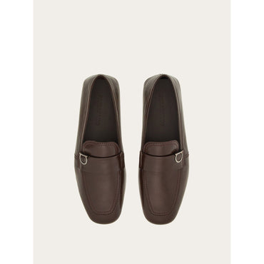 Loafer With Gancini Ornament - Men - Testa Di Moro
