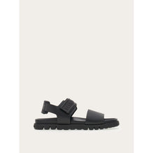 Sandal With Signature - Men - Black