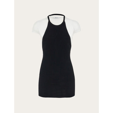 Layered Top - Ladies - White/Black