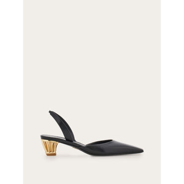 Cage Heel Slingback - Ladies - Black