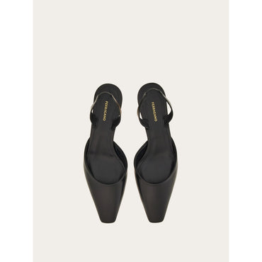 Cage Heel Slingback - Ladies - Black